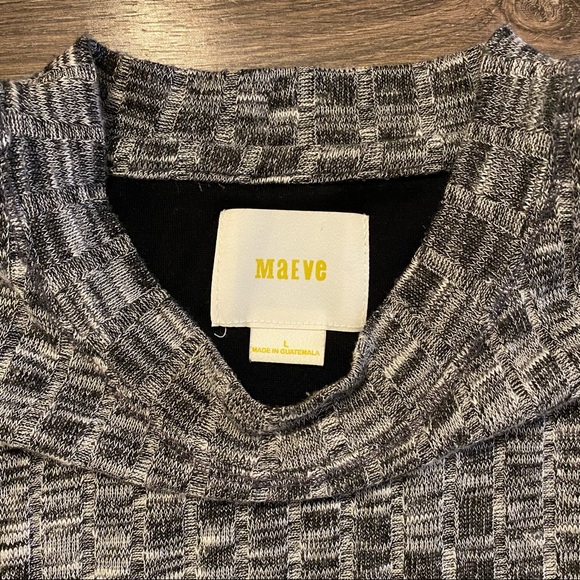 Anthropologie Maeve Grey Knit Sleeveless Dress - Picture 4 of 6